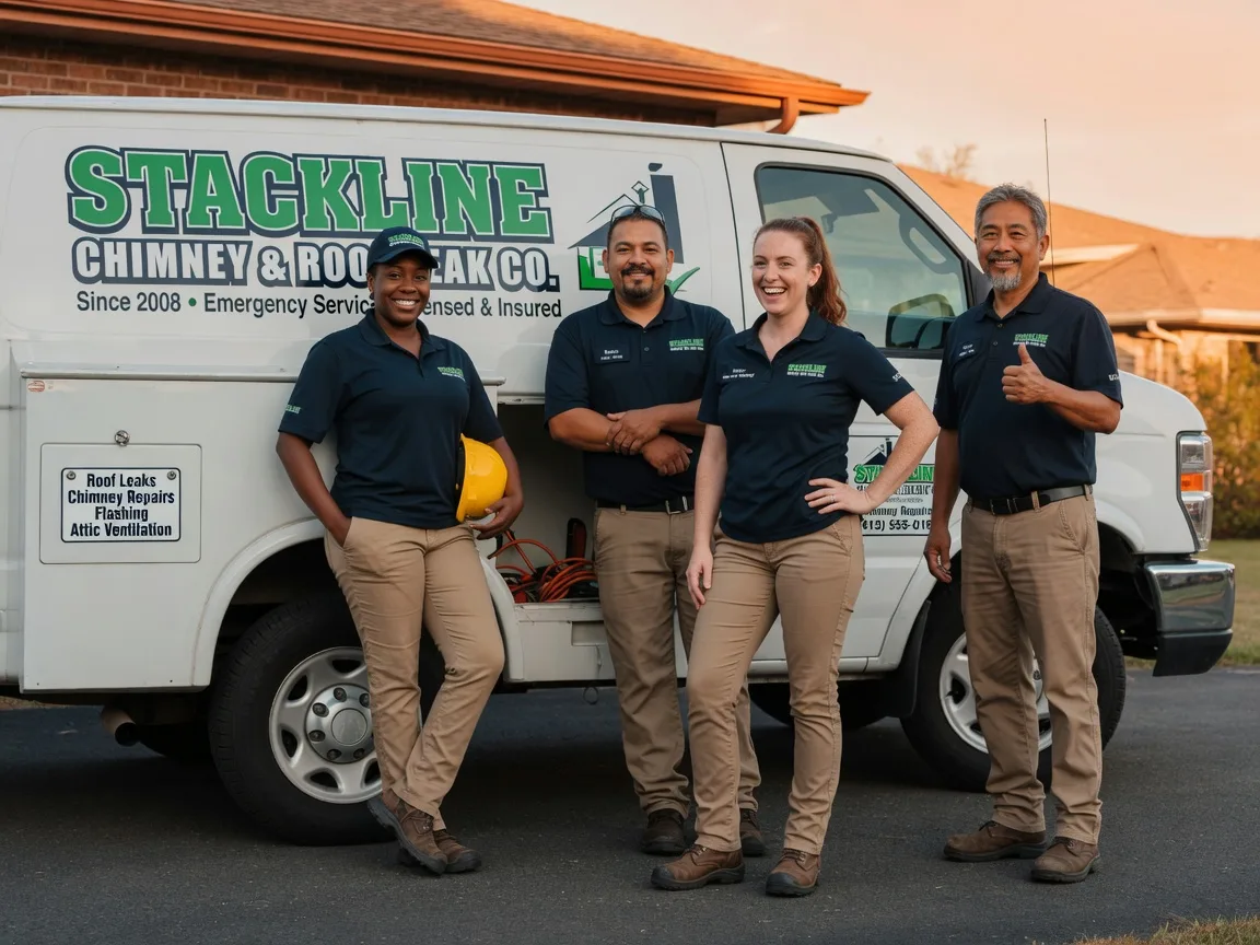 Chimney flashing repair company in Laurel Hill, NC